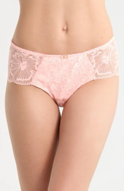 Chantelle Lingerie Muse Lace Hipster Panties In Pink