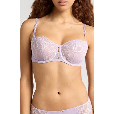 Chantelle Lingerie Mystic Dream Underwire Demi Bra In Purple