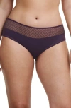 Chantelle Lingerie Norah Chic Hipster Briefs In Aubergine
