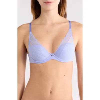 Chantelle Lingerie Norah Chic Plunge T-shirt Bra In Blue
