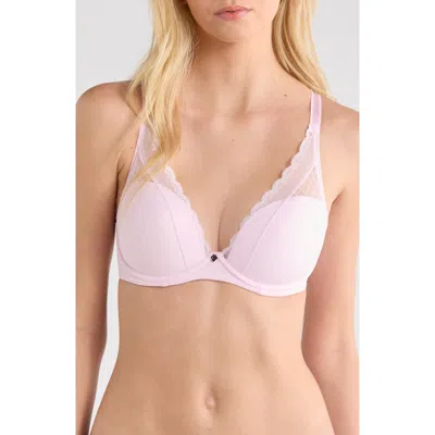 Chantelle Lingerie Norah Chic Plunge T-shirt Bra In Burgundy