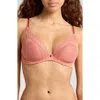 Chantelle Lingerie Norah Chic Underwire Plunge Bra In Pink