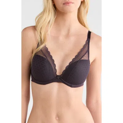 Chantelle Lingerie Norah Chic Underwire Plunge Bra In Black