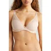 Chantelle Lingerie Norah Chic Underwire Plunge Bra In Rose