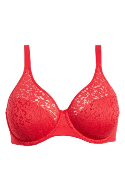 Chantelle Lingerie Norah Comfort Underwire Bra In Poppy Red