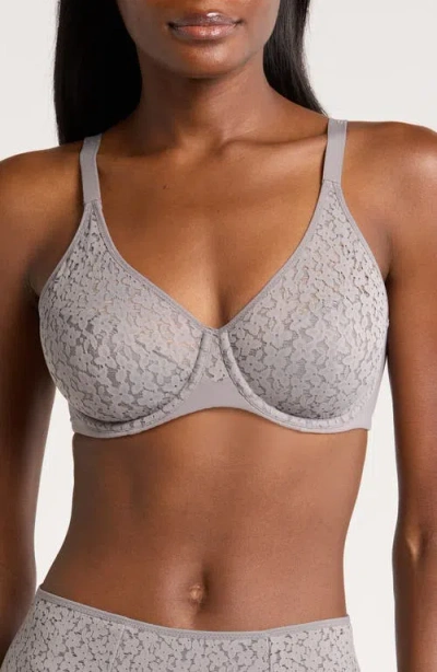 Chantelle Lingerie Norah Comfort Underwire Bra In Purple Grey-oa