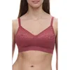 Chantelle Lingerie Norah Supportive Wireless Bra In Sepia