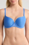 Chantelle Lingerie Norah Sweetheart Underwire T-shirt Bra In Blue