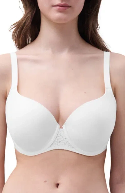 Chantelle Lingerie Norah Sweetheart Underwire T-shirt Bra In White