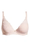 Chantelle Lingerie Orangerie Dream Plunge T-shirt Bra In Taffeta Pink-jv