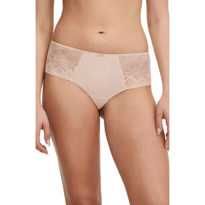 Chantelle Lingerie Origins Hipster Briefs In Beige Blush