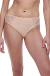 Chantelle Lingerie Origins Orchids Lace Bikini In Nude Blush