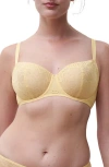 Chantelle Lingerie Origins Underwire Unlined Demi Bra In Yellow