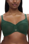 Chantelle Lingerie Origins Underwire Unlined Full Coverage Bra In Empire Green