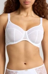 Chantelle Lingerie Origins Underwire Unlined Full Coverage Bra In White