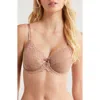 Chantelle Lingerie Rive Gauche Full Coverage Underwire Bra In Brown
