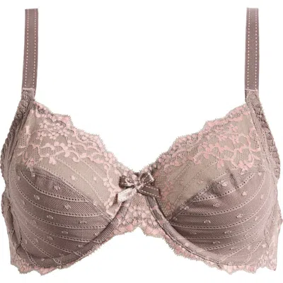 Chantelle Lingerie Rive Gauche Full Coverage Underwire Bra In Neutral