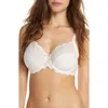 Chantelle Lingerie Rive Gauche Full Coverage Underwire Bra In Cream/ Pink
