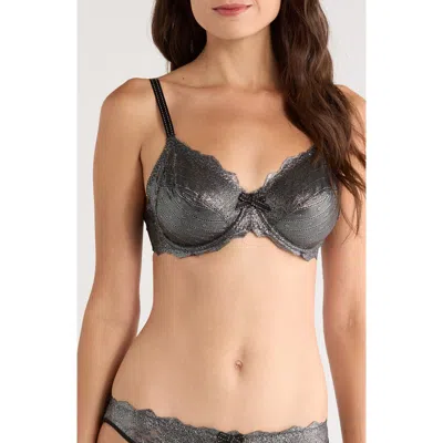 Chantelle Lingerie Rive Gauche Full Coverage Underwire Bra In Gray