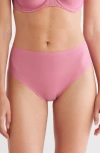 Chantelle Lingerie Soft Stretch High Cut Briefs In Pink