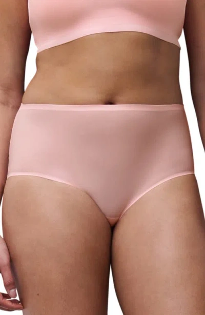 Chantelle Lingerie Soft Stretch High Waist Briefs In Pink