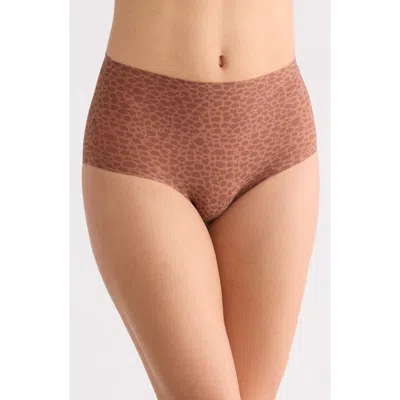 Chantelle Lingerie Soft Stretch High Waist Briefs In Brown