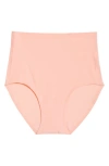 Chantelle Lingerie Soft Stretch High Waist Briefs In Candlelight Peach