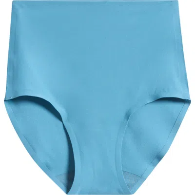 Chantelle Lingerie Soft Stretch High Waist Briefs In Blue