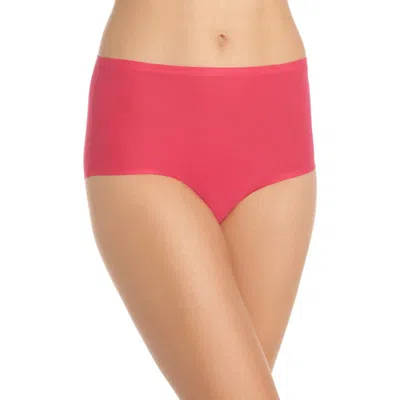 Chantelle Lingerie Soft Stretch High Waist Briefs In Red