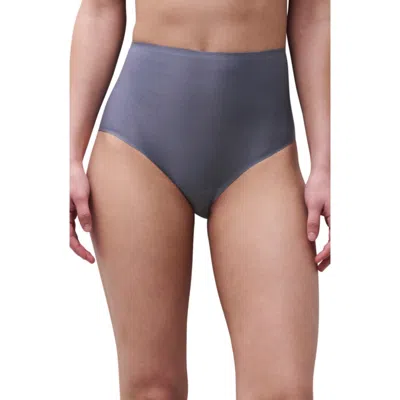 Chantelle Lingerie Soft Stretch High Waist Briefs In Gray
