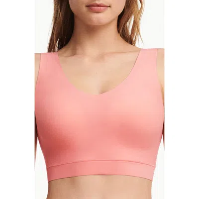 Chantelle Lingerie Soft Stretch Padded V-neck Bralette In Candlelight