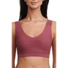 Chantelle Lingerie Soft Stretch Padded V-neck Bralette In Sepia