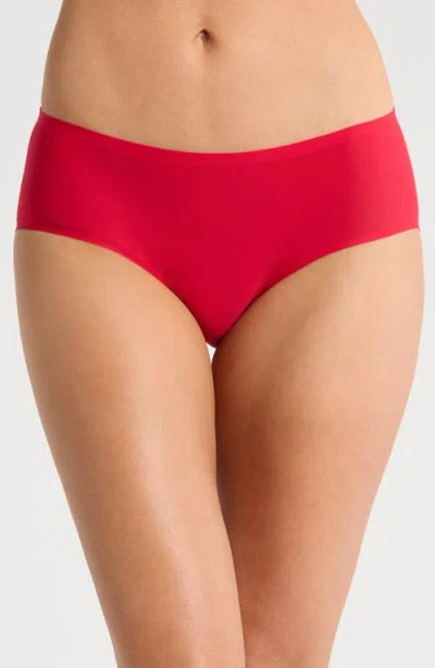 Chantelle Lingerie Soft Stretch Seamless Hipster Panties In Red