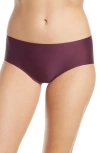 Chantelle Lingerie Soft Stretch Seamless Hipster Panties In Aubergine