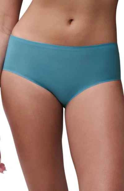 Chantelle Lingerie Soft Stretch Seamless Hipster Panties In Blue