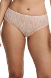 Chantelle Lingerie Soft Stretch Seamless Hipster Panties In Purple