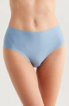 Chantelle Lingerie Soft Stretch Seamless Retro Thong In Blue