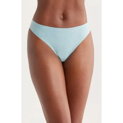 Chantelle Lingerie Soft Stretch Thong In Blue