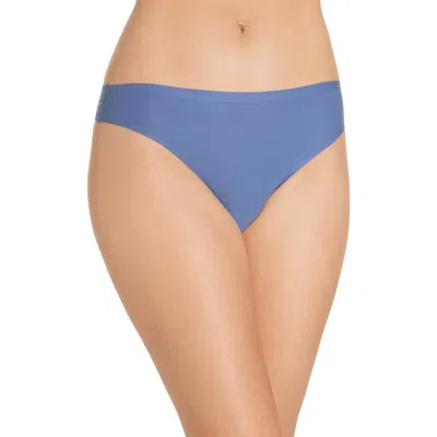 Chantelle Lingerie Soft Stretch Thong In Blue
