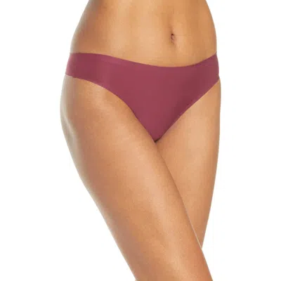 Chantelle Lingerie Soft Stretch Thong In Brown