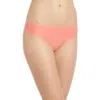 Chantelle Lingerie Soft Stretch Thong In Grapefruit