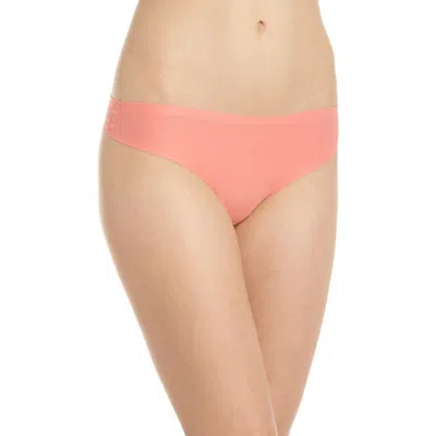 Chantelle Lingerie Soft Stretch Thong In Grapefruit