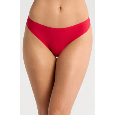 Chantelle Lingerie Soft Stretch Thong In Red