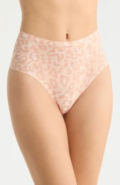 Chantelle Lingerie Softstretch High Waist Thong In Pink