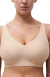 Chantelle Lingerie Softstretch Power V-neck Wireless Bra In Pink