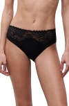Chantelle Lingerie Sublime Mid Rise Bikini In Black