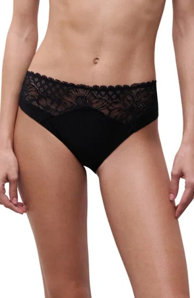 Chantelle Lingerie Sublime Mid Rise Bikini In Black