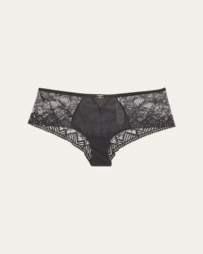 Chantelle Low-rise Lace Hipster Briefs In White-010