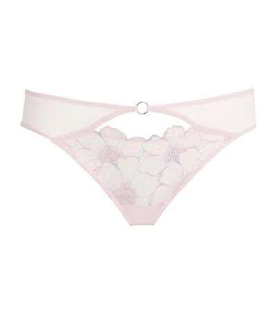 Chantelle Lush Brazilian Briefs In Pink