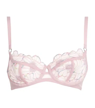 Chantelle Lush Half Cup Balcony Bra In Pink